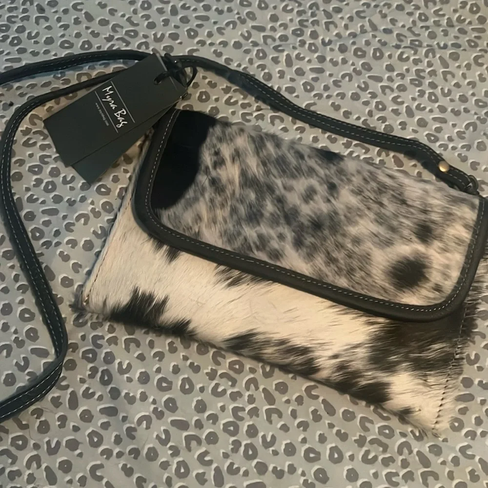 Myra Hair on Hide Crossbody - Picture 1 of 6
